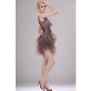 2011 Fashion One-Shoulder Cocktail Dress