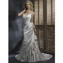 Free Shipping Best Selling Sexy Satin A Line Wedding Dresses Bridal Gowns Bridal Dress Custom Size&color