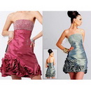 Fast Freeshipping Hot Sale Elegant Sexy Beaded Taffeta Cocktail Dresses