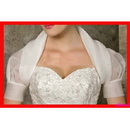 Free Shipping Wholesale and Retail Wedding Dress Accessory Organza Bolero Jacket W