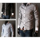 Wholesale---2011 Spring/Summer Men's Casual Fashion Long-sleeved Shirt