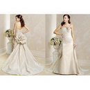 2011 New Spaghetti A Line Wedding Dress Chapel Train Bridal Wedding Gown Prom Dress Size2/6/8/10/12/14/16/18/20/22/24/28 243