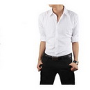 Free Shipping,2011 New Spring Fashion Style 100%cotton Men's Leisure Long-sleeved Shirts Various Colors SH045