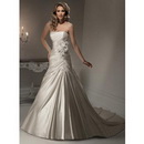 New Arrivals! Sexy Taffeta A Line Wedding Dresses Intricate Criss Cross Bridal Gown MGN012 BCD
