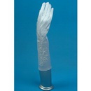 Pretty Satin Embroidered Bridal Gloves