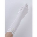 Free Shipping Satin Elbow Beadings Wedding Bridal Gloves 999WG0114