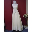 New Strapless A Line Wedding Dress Chapel Train Bridal Wedding Gown Prom Dress Size2/6/8/10/12/14/16/18/20/22/24/28