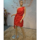 REAL196 Factory One Shoulder Ready Unique Cocktail Dress