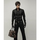 Free Shipping New Mens Casual Slim Fit Stylish Dress Shirts Colour:Black Size:XS,S,M 1516