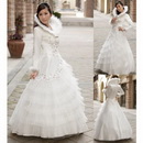 2011 Special New Cotton Wedding Dresses, Winter Wedding Slim S-QDHS-051
