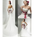 Elegant Colored Wedding/evening Dress Lace Sl-7347