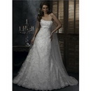 Sleeveless 2011 -style New Sexy A-line/Mermaid Chiffon Wedding/Evening Dress Custom-made&Free Shipping Higher Quality