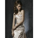2011 New Silk Crinkle Champagne Bridal Wedding Dress