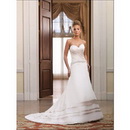 Free Shipping Stunning Bridal Court Train Wedding Dresses1831