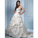 2011 ==6666 Strapless Bridal Gown Dress Chiffon Wedding