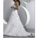 Free Shipping 100%new White Color Wedding Clothes Dance Party Clothes Wedding Dress, Wedding Apparel