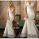 Designer V-neck Wedding /evening Dress Sl-56