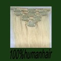 Hot Sale Clip in On Human Hair Extension Freeshipping 16inch 7pc 70g