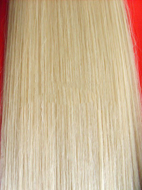 Free Shipping 20" #613 Light Blonde Full Head 100g Human Hair Clips in Extensions