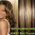 REMY INDIAN HUMAN HAIR EXTENSION , CLIP IN ON HAIR EXTENSIONS #1B/27 16" to 26" 8pcs/set 100g 10sets/lot
