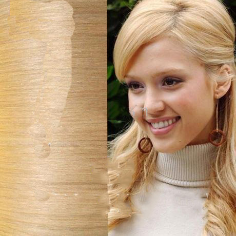 Ash Blonde 70g/set 16" X 32" 7pcs Remy Hair Extensions Clip In On Human Hair Extensions #22 Light