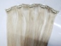 Clip On Hair Extension(clip in Hair,10clips/weft,100g/piece,20"inhces,all Colors Available)