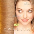 Strawberry Blonde 70g/set 18" X 32" 7pcs Remy Hair Extensions Clip In On Human Hair Extensions #27