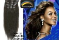 20" Clip In/on Hair Extension 100% Human Hair #2,7pcs,80g/set,5sets/lot,DHL Free Shipping