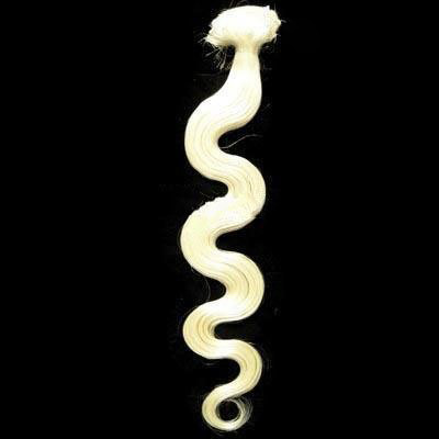 20" 7pcs Clip In On 100%Human Hair Extensions Light Pale Blonde #613 5sets Wholesale 70g/set Wavy/Curly Body Wave Extension