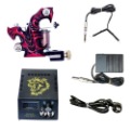 HOT Mini Tattoo Kit,Mini Tattoo Kits with 1 Handmade Machine Gun Free Shipping