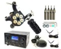 Tattoo Machine Sets /dual LCD Power /tattoo Grip/free Shipping