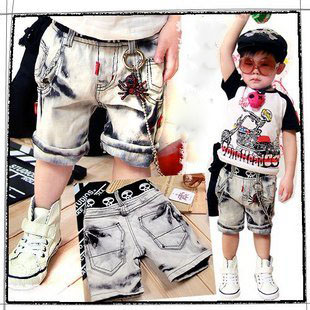 Free Shipping Factory Direct! HOT SELLING!I SSOKIDS Childree's Jeans Trousers Boys Pants / Washed Jeans HJ415-4