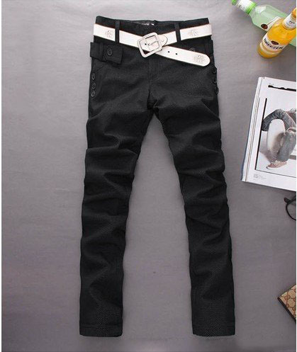 Free Shipping CLY Vogue Spend More Than Resorting Buckle Man's Leisure Trousers