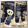 Free Shipping Factory Direct! HOT SELLING!I SSOKIDS Childree's Jeans Trousers Boys Pants / Washed Jeans HJ901-4