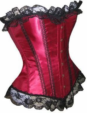 Sexy Lingerie Bustier Corset + G-String CA036R#