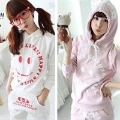GXC98801 Sweet Vcgirl Cute Smiling Face Sport Suit with Hat