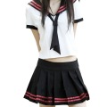 Black And White School Uniform+Free Shipping