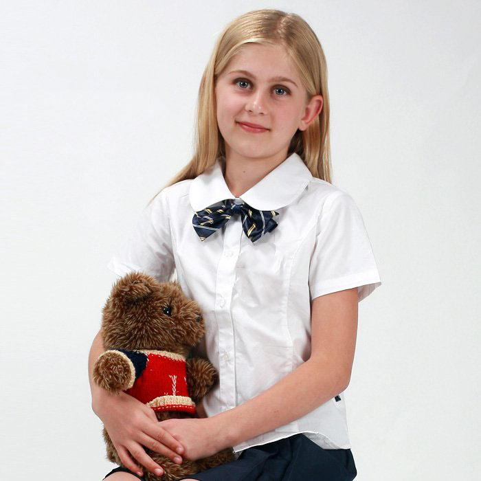 ETON KIDD New Sweet Girls' Short Sleeve White Blouse 09C211