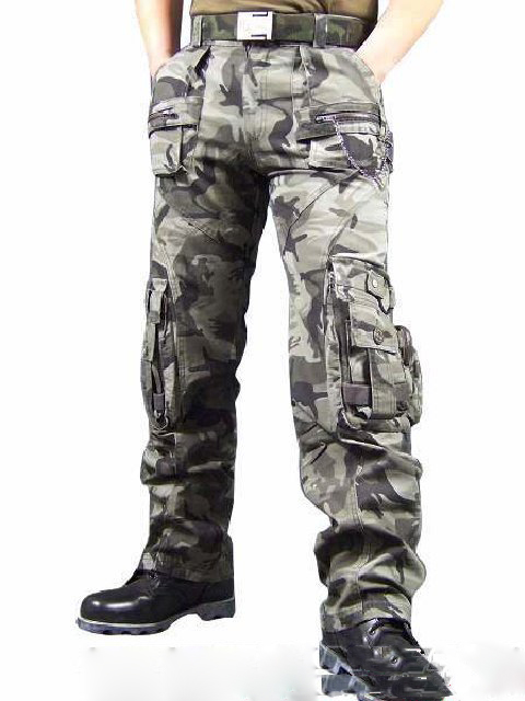 07gray Outdoor Military Trouser/wear-resisting Trouser/Leisure Pants/Camouflage Pants/Hip-hop Pants/men Pants FREE SHIPPING