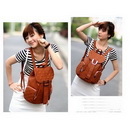 2010, New Fashion Bag Double Shoulder Pack Female Backpack Free Shipping Wholesale 5 Pcs
