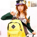 New Arrival Women's Fashion Hotsale Yellow Backpack ,wholesale