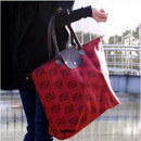 Best Selling Free Shipping PU Shopping Bags with Fashion Printing Folding Shopping Bags
