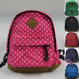 Kids Canvas Backpack Kindergarten School Bag 6colors