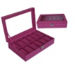 Beautiful Pink Color Good Shape Flexible Buckle Watch Cases
