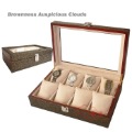 High Quality Leather Fashion Rectangle Watch Boxes