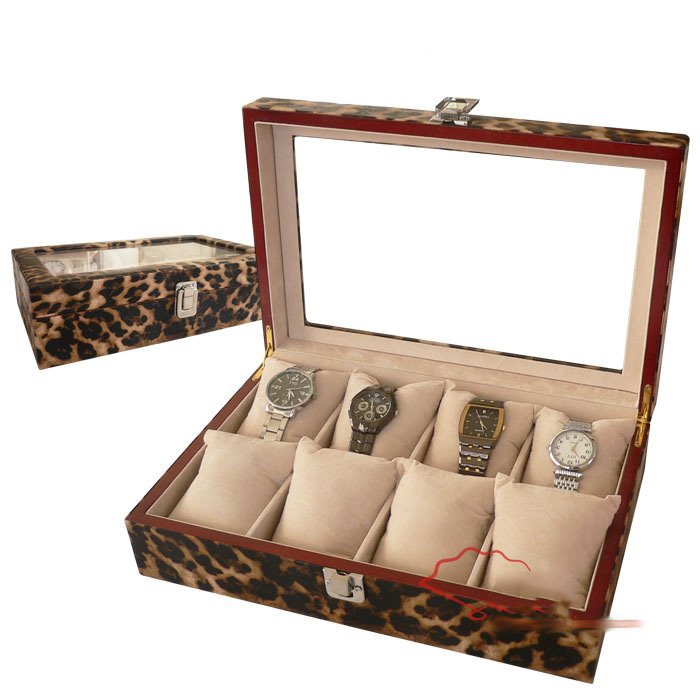 DHL Free Shiping Wood Watch Box + Fashion Watch