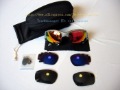 5pcs Sports Sunglasses Men's Sunglasses Grey+Black Ice Iridium New with Whole Packing-Freeshiping