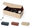 Household Pu Watch Box, Jewelry Box , Delicate Finished ,fine Looking ,free Shipping
