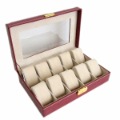 DHL Free Shipping Watch Case*watch Box*10 Position Watch Box