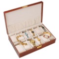 Rowling,PU Leather Watch Collection Box for 12 Watches
